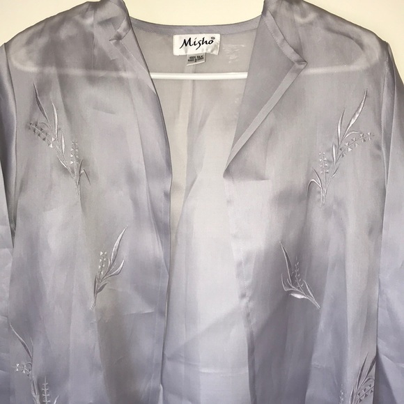 Misho Silk Robe - Picture 3 of 5